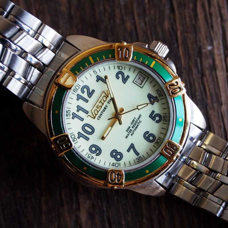 Vostok Century Time Full Lume Water Resistant Automatic 800